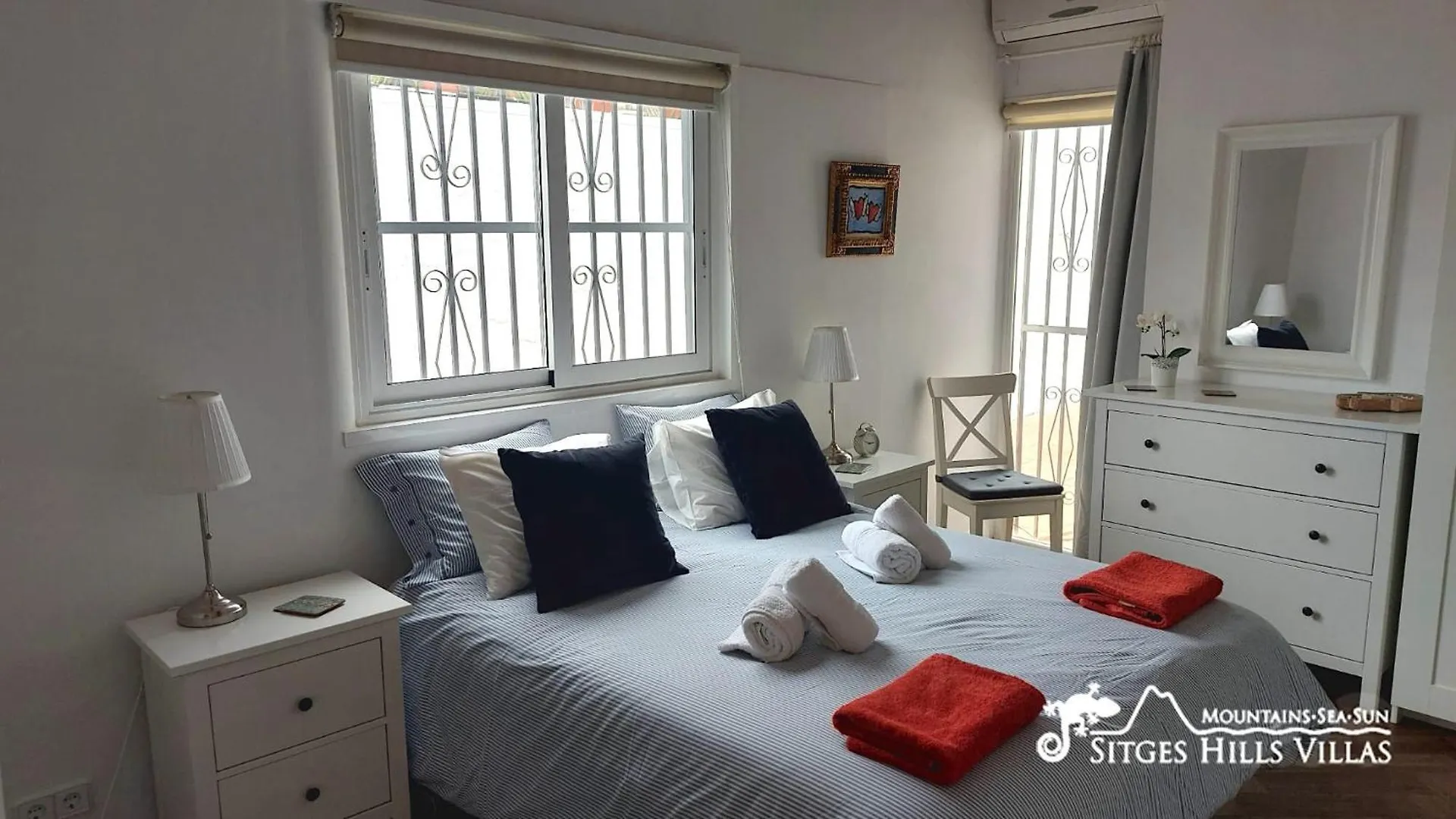 Bright Casa Els Cards Close To Sitges With Air Conditioning Puigmolto 0*,  Spain
